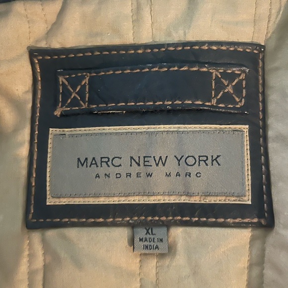 Marc New York Leather Jacket XL - Picture 9 of 9
